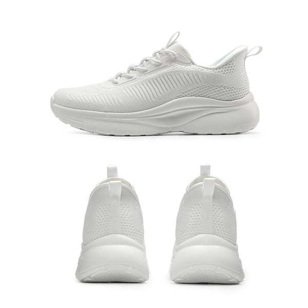 White athleisure sneakers 2025
